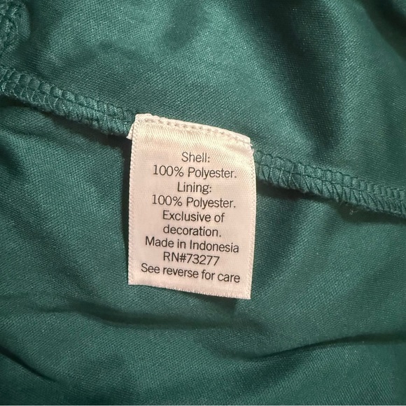 Nine West Sleeveless Pleated Peplum Satin Top Pink Prisms - Picture 5 of 5